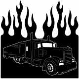 (image for) transport kenworth=-  flame