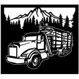 (image for) transport log truck  trees