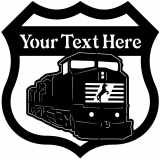 (image for) transport norfolk southern train  shield