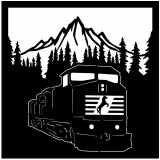 (image for) transport norfolk southern train  treeline