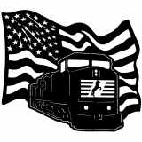 (image for) transport norfolk southern train  wavy