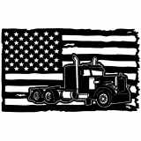 (image for) transport peterbilt 01=-  flag