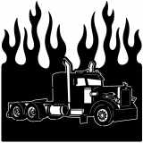 (image for) transport peterbilt 01=-  flame