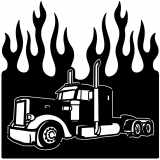 (image for) transport peterbilt 02  flame