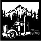 (image for) transport peterbilt 02  treeline