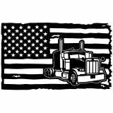 (image for) transport peterbilt 03  flag