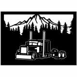 (image for) transport peterbilt=-  trees