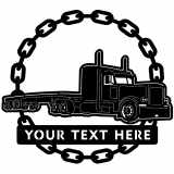 (image for) transport semi truck=-  chain