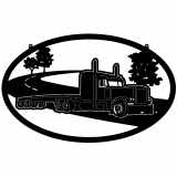 (image for) transport semi truck=-  road