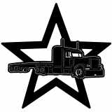 (image for) transport semi truck=-  star