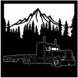 (image for) transport semi truck=-  treeline