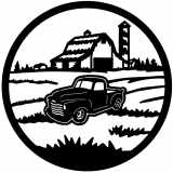 (image for) trucks_1  1950 chevy=-  farm