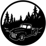 (image for) trucks_1  1950 chevy=-  forest