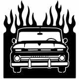 (image for) trucks_1  1966 chevy c10=  flame