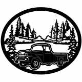 (image for) trucks_1  58 chevy apache truck=-  field