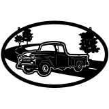 (image for) trucks_1  58 chevy apache truck=-  road