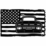 (image for) trucks_1  62 chevy c10 truck=-  flag