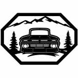 (image for) trucks_1  62 chevy c10 truck=-  mountain