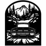 (image for) trucks_1  62 chevy c10 truck=-  scene