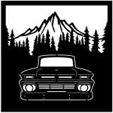 (image for) trucks_1  62 chevy c10 truck=-  treeline