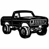 (image for) trucks_1  78 ford lifted=-  flame