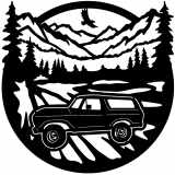 (image for) trucks_1 bronco  1978=-  outdoor