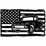 (image for) trucks_1 c 10 truck 1963  flag