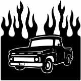 (image for) trucks_1 c 10 truck 1963  flame