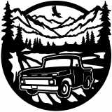 (image for) trucks_1 c 10 truck 1963  outdoor