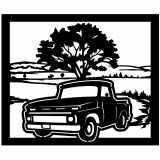 (image for) trucks_1 c 10 truck 1963  tree