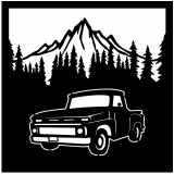 (image for) trucks_1 c 10 truck 1963  treeline