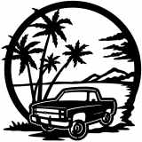 (image for) trucks_1 chevy square body  beach