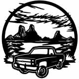 (image for) trucks_1 chevy square body  desert