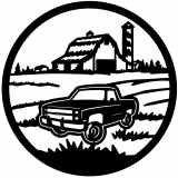 (image for) trucks_1 chevy square body  farm