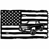 (image for) trucks_1 chevy square body  flag