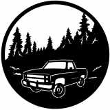 (image for) trucks_1 chevy square body  forest