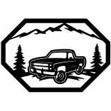 (image for) trucks_1 chevy square body  mountain