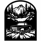 (image for) trucks_1 chevy square body  scene