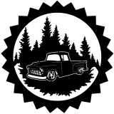 (image for) trucks_1 chevy stepside 55=-  sun