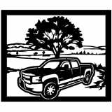 (image for) trucks_1 chevy truck=  tree