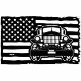 (image for) trucks_1 dodge power wagon=-  flag