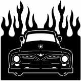 (image for) trucks_1 dodge truck=-  flame