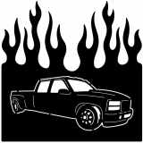 (image for) trucks_1 dually  1997=-  flame