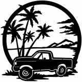 (image for) trucks_1 f 150 1987=-  beach