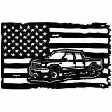 (image for) trucks_1 f 250 crewcab=-  flag