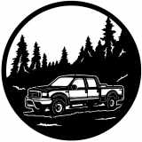 (image for) trucks_1 f 250 crewcab=-  forest