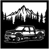 (image for) trucks_1 f 250 crewcab=-  treeline