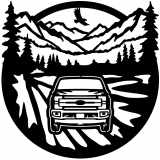 (image for) trucks_1 f 250 front  outdoor