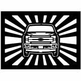 (image for) trucks_1 f 250 front  rays