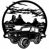 (image for) trucks_1 ford bronco=-  desert